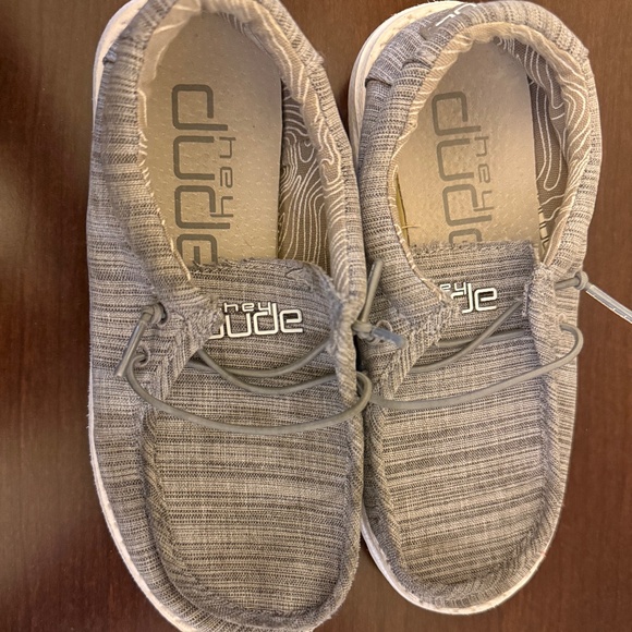 Hey Dude Wally Blend Linen youth shoe - Picture 1 of 6